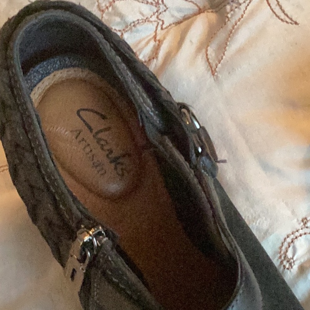 Women's Black Ankle Boots Clarks - Picture 3 of 3